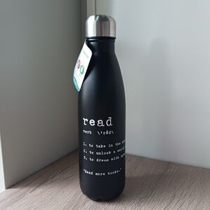 Bookish Water Bottle / Thermos 📚